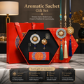 Eastern Elegance Fragrance Sachet Set – Decorative Aroma Charm with Tassel